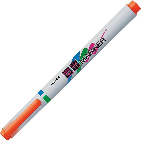 KOKUYO コクヨ 蛍光マーカー シングル 細字0.8mm 10本入 オレンジ K2PM-L1YR...