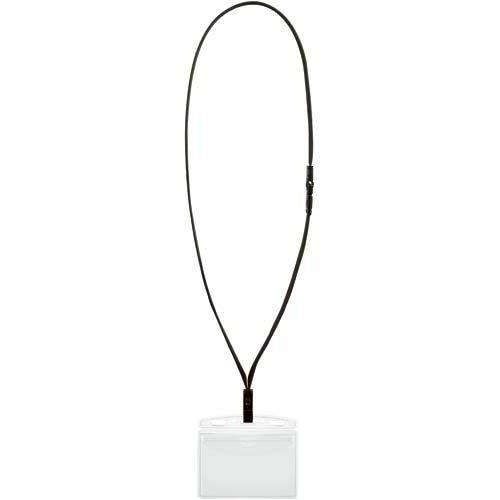 KOKUYO コクヨ 名札セット プロテクト 2つ折 名刺 ナフ-SP195D 黒