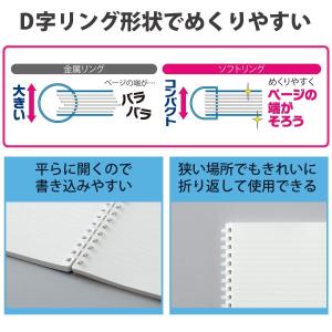 KOKUYO コクヨ ノート ソフトリングノー...の詳細画像5