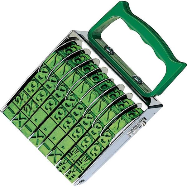 KOKUYO コクヨ 回転印 欧文数字 明朝体 特大号 8連 IS-20-8