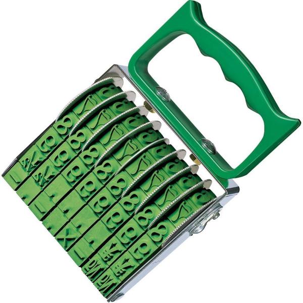 KOKUYO コクヨ 回転印 欧文数字 明朝体 初号 8連 IS-10-8