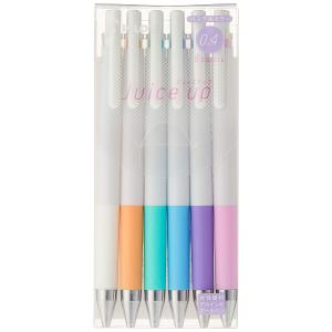 PILOT パイロット ゲルボールペン ジュースアップ 0.4 パステルカラー 6色 LJP120S4-6CP (父の日 プレゼント 入園祝い 入学祝い かわいい おしゃれ お返し)｜donguri-tree