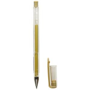 uni MITSUBISHI PENCIL ユニ 三菱鉛筆 ゲルボールペン ユニボールシグノ スタンダード UM-100 ゴールド 0.8mm × 10本