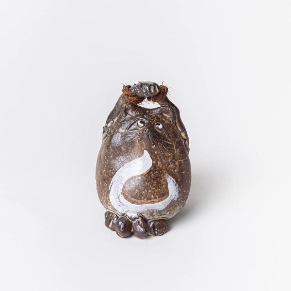 SKATER スケーター 鴻月 信楽焼 たぬき 土鈴 置物 インテリア かわいい タヌキ 玄関 縁起...