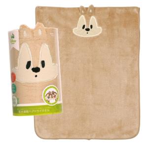 SKATER スケーター 吸水 速乾 ヘアドライタオル ディズニー チップ 縦40×横100cm TOH1-A (プレゼント 入園祝い 入学祝い 入学特集 子供 女の子 かわいい)