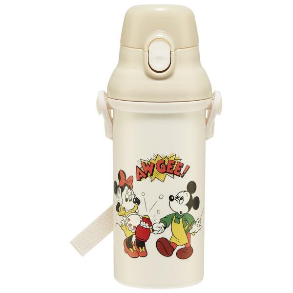 SKATER 水筒 ディズニー ミッキーマウス &amp; フレンズ クッキング 480ml 子供用 抗菌 ...