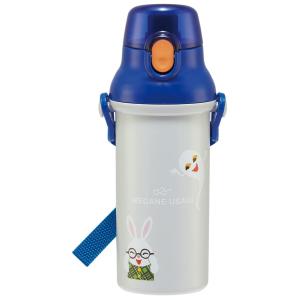 SKATER スケーター 水筒 めがねうさぎ 480ml 子供用 抗菌 プラスチック製 日本製 PSB5SANAG-A (プレゼント 入園祝い 入学祝い 入学準備 保育園 幼稚園 小学校)