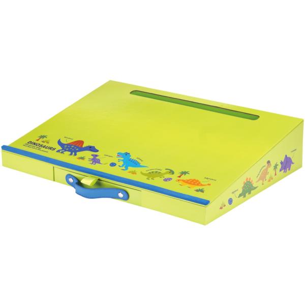 SKATER スケーター リビング学習 収納付き 学習台 持ち運びもできる学習台 ディノサウルス ピ...