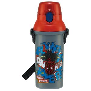 SKATER スケーター 水筒 480ml 子供用 抗菌 プラスチック製 子供に優しい 軽量 スパイダーマン 日本製 PSB5SANAG-A (プレゼント 入園祝い 入学祝い 入学準備)