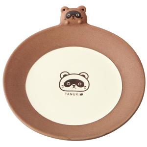 スケーター ダイカット中皿 16cm TANUKI 「ゆうパケ送料無料」/ たぬき