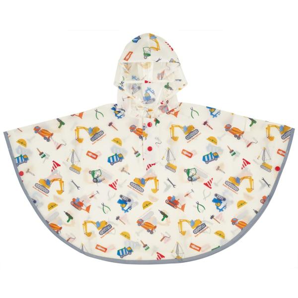 SKATER スケーター レインポンチョ レインコート 子供用 適応身長 80-100cm (プレゼ...