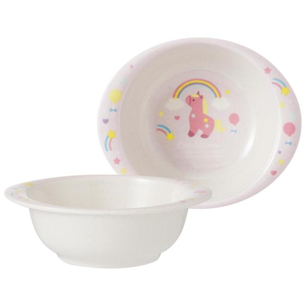 SKATER スケーター メラミン ボウル バンブーファイバー 290ml 食洗機対応 リトルユニコ...