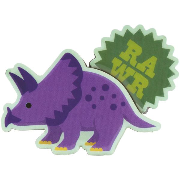 SKATER スケーター ダイカット 木製 マグネット ディノサウルス トリケラトプス 恐竜 ZMG...