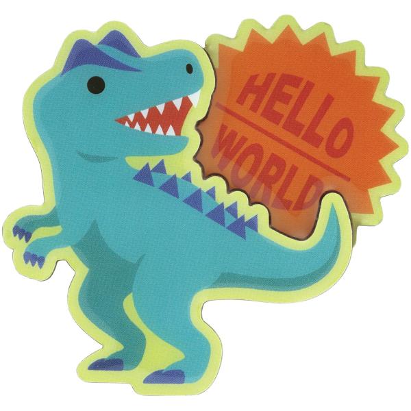 SKATER スケーター ダイカット 木製 マグネット ディノサウルス アロサウルス 恐竜 ZMGD...