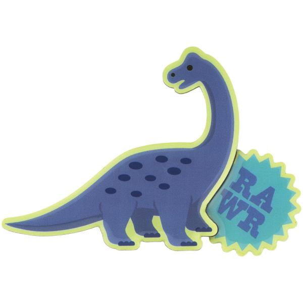 SKATER スケーター ダイカット 木製 マグネット ディノサウルス ブラキオザウルス 恐竜 ZM...
