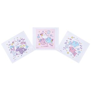 SKATER スケーター おしぼり タオル 3枚セット みいるか 女の子 OAC1T-A (プレゼント 入学祝い 入園特集 入学特集 入園準備 入学準備 保育園 幼稚園 小学校)