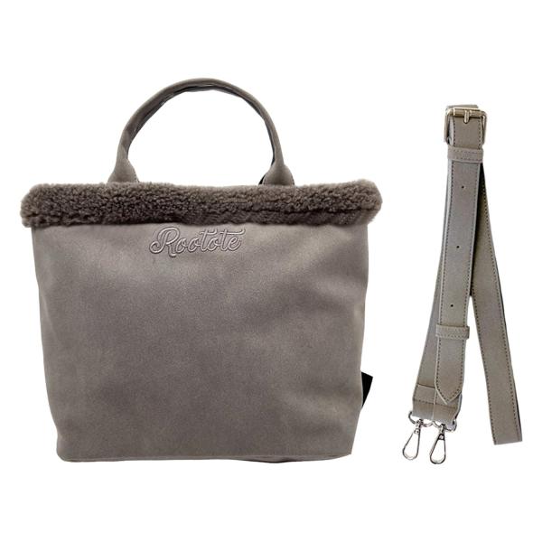 ROOTOTE ルートート SC.スクエア.ボアトート-A グレーケイ03 (かわいい おしゃれ)