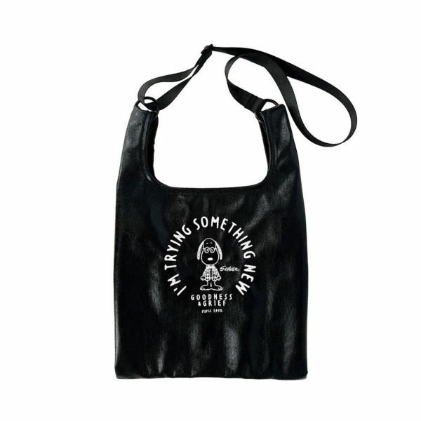 ROOTOTE ルートート スヌーピー 刺繍 ショルダーバッグ 2Way IP ルーショッパー メタ...