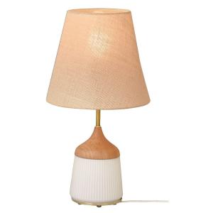 INTERFORM インターフォルム Valka Table Lamp ヴァルカ テーブル ランプ ベージュ E26 60W相当 一般球形LED電球 電球色 付 LT-3606 (母の日 プレゼント)｜donguri-tree