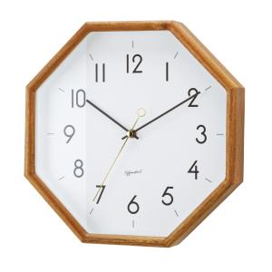 Landex ランデックス 八角電波掛け時計 金閣(八角形 風水 開運