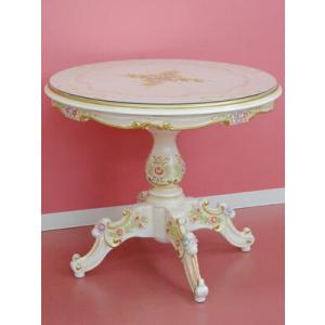 センターテーブル ホワイト ローテーブル 猫脚 コーヒーテーブル