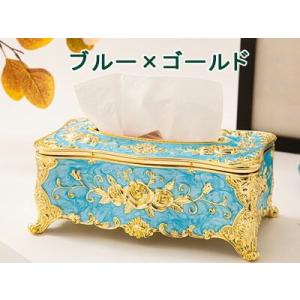 ★新春クリアランスSALE！★ 薔薇の ティッシュボックス ティッシュケース 薔薇モチーフ ヨーロピ...