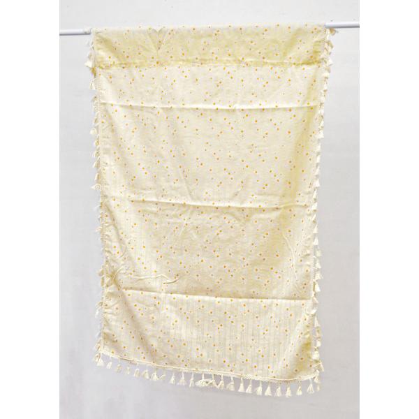 60cm幅×90cm丈 カモミール カフェカーテン 目隠し 細窓 縦長窓 部屋 キッチン 台所 布 ...