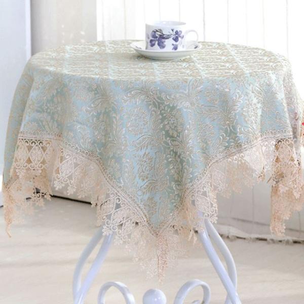 ★新春クリアランスSALE！★  高級レース仕様 80x80cm テーブルクロス おしゃれ 正方形 ...