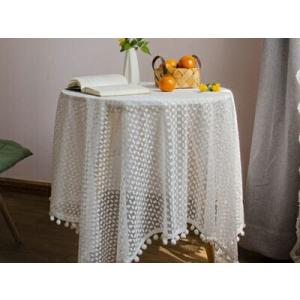 ★新春クリアランスSALE！★  100cm×100cm 正方形  ホワイト レース  白 レースク...