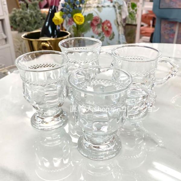★新春クリアランスSALE！★ ガラスカップ 4点セット 琥珀色 透明 アイスティー アイスコーヒー...