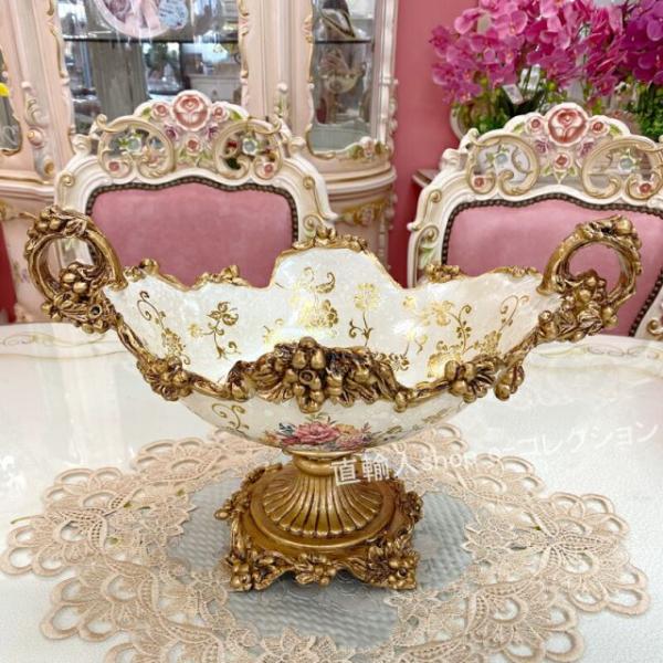 ★新春クリアランスSALE！★ シノワズリ フルーツプレート 食器 果物 ダイニング飾り ディスプレ...