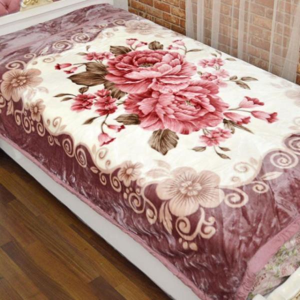 ★新春クリアランスSALE！★ 送料無料 150ｘ200cm ピンク 高級 豪華 襟付き毛布 立体感...