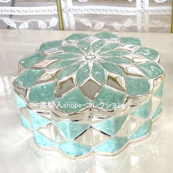 ★新春クリアランスSALE！★ アンティーク調 高級 ふた付き ゴージャス ジュエリーボックス ヨー...