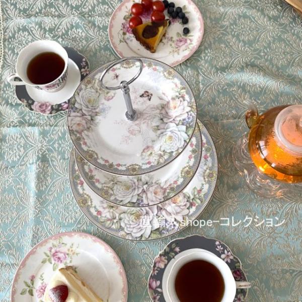 ★新春クリアランスSALE！★ ケーキスタンド  3段 アフタヌーンティーセット ケーキ台 アフタヌ...
