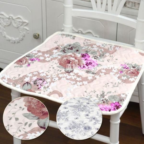 ★新春クリアランスSALE！★ チェアパッド ひも付き 座面クッション 四角 夏用 オールシーズン用...