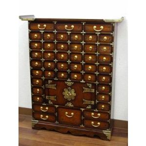 時代箪笥/からくり箪笥 送料無料 魚鍵付き バタフライキャビネット 李