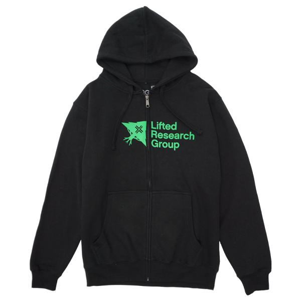 LRG TREE UNIT ZIP HOODIE BLACK エルアールジー ジップアップパーカー ...