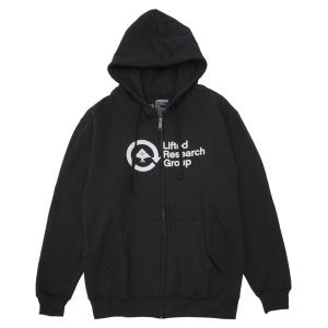 LRG LRG TREE UNIT ZIP HOODIE BLACK エルアールジー ジップアップ 