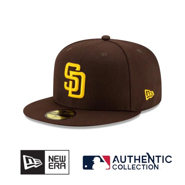 NEWERA 59FIFTY MLBオンフィールド サンディエゴ・パドレス ゲーム バーントウッド ...