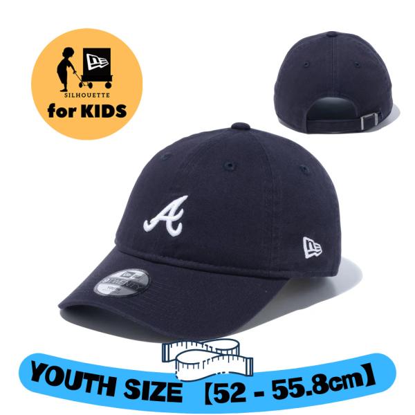 NEWERA Youth 9TWENTY アトランタ・ブレーブス ネイビー ニューエラ アジャスタブ...