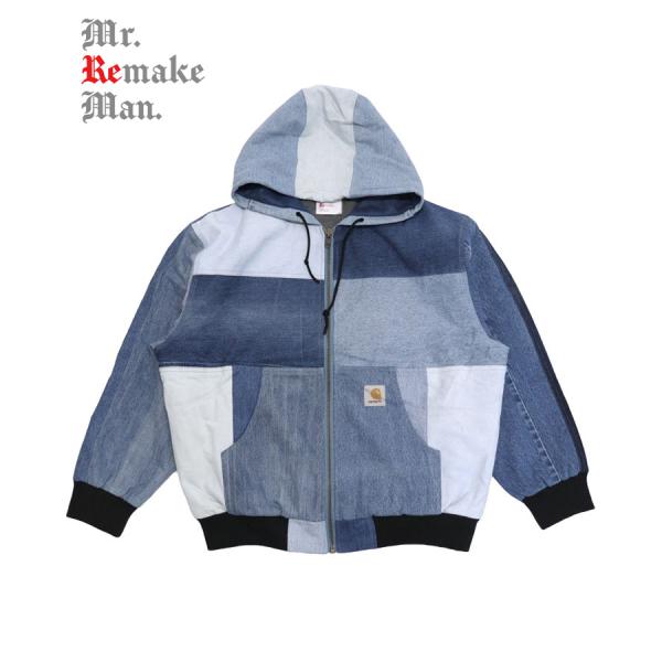 Mr.Remake Man ミスター リメイクマン メンズ パーカー DENIM PW PARKA ...