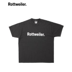 ROTTWEILER ロットワイラー メンズ Tシャツ PIGMENT CLASSIC TEE チャコール RW24S0627 トップス ベーシック グラフィック アメカジ ロック ストリート