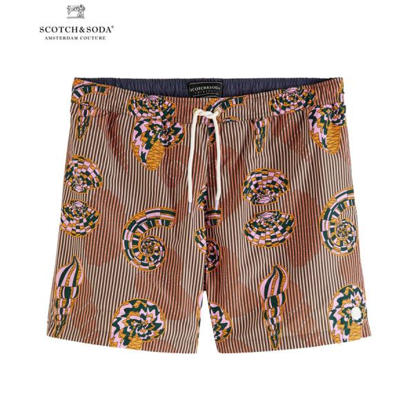 SCOTCH&amp;SODA スコッチ&amp;ソーダ ショーツ ショートパンツ 水着 Printed recyc...