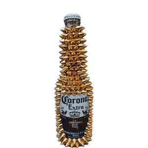 コロナビール ❤︎メキシコサボテンフィギュア創立周年記念品 コロナ エキストラ デコレーションボトル 330ml 瓶 ×1本 ［メキシコ