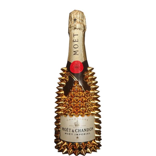シャンパン デコレーションボトル 375ml×１本 ［フランス シャンパーニュ地方 オリジナル ハー...