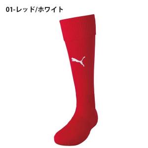 プーマサッカーソックス、レッド22-24ｃｍ｜donsports