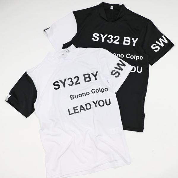 Y32 by SWEET YEARS モックネックシャツ URORA LOGO MOCK