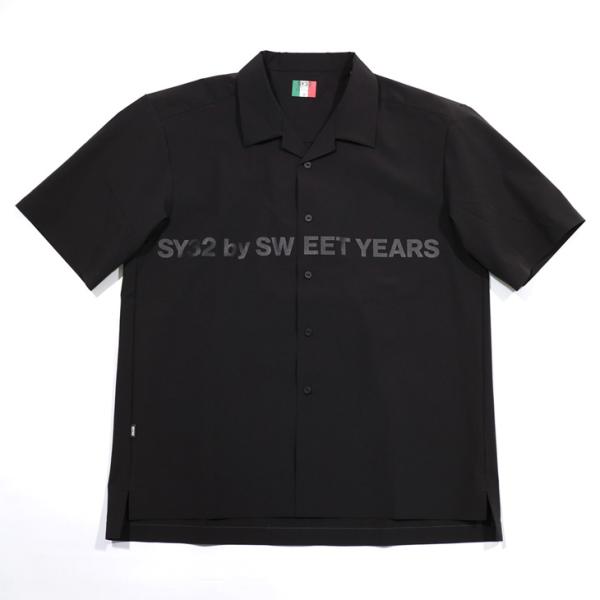 SY32 by SWEET YEARS 半袖Tシャツ BACK SLASH BIG LOGO TEE