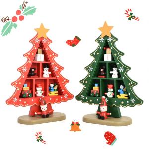 クリスマスツリー 木製ツリー サンタクロース TOY-TR58-A クリスマス