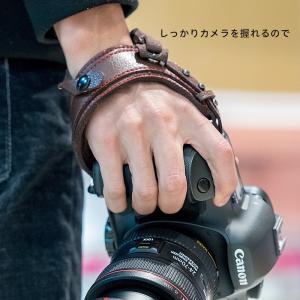 カメラ ハンド ストラップ レザー グリップ ...の詳細画像3